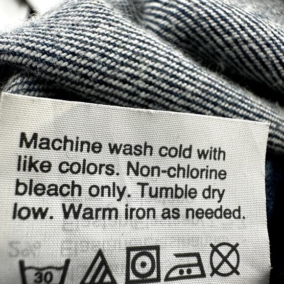 Madewell Skinny Overalls Jeans Denim One Piece Stretch Zip Jansing Wash Blue 2X - Picture 5 of 7